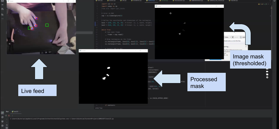 Python window of image processing